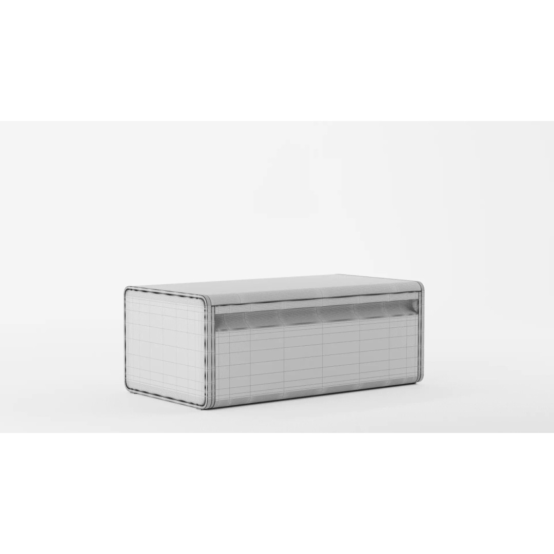 Fall Front Bread Bin 3D Model – Vintage Kitchenware, PBR Textures, FBX, Blender
