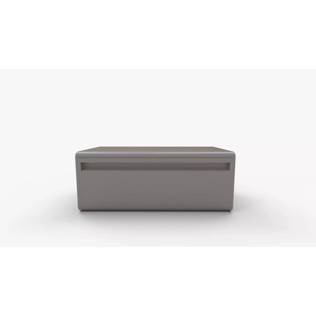 Fall Front Bread Bin 3D Model – Vintage Kitchenware, PBR Textures, FBX, Blender - View 11