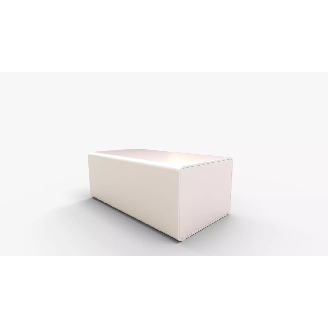 Fall Front Bread Bin 3D Model – Vintage Kitchenware, PBR Textures, FBX, Blender - View 5