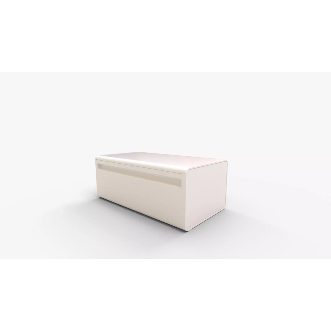 Fall Front Bread Bin 3D Model – Vintage Kitchenware, PBR Textures, FBX, Blender - View 8