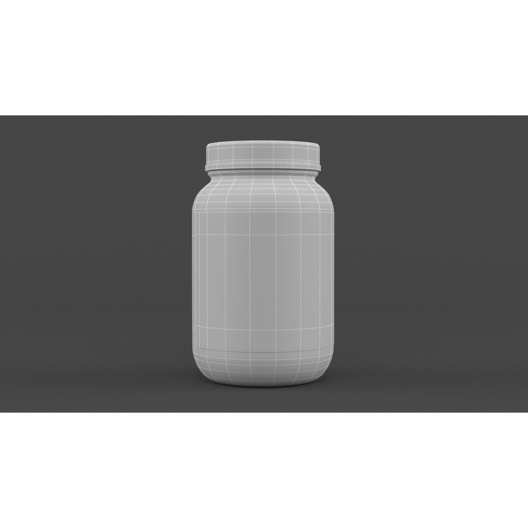 Protein Powder 3D Model – Realistic PBR Asset for Games, FBX - View 11