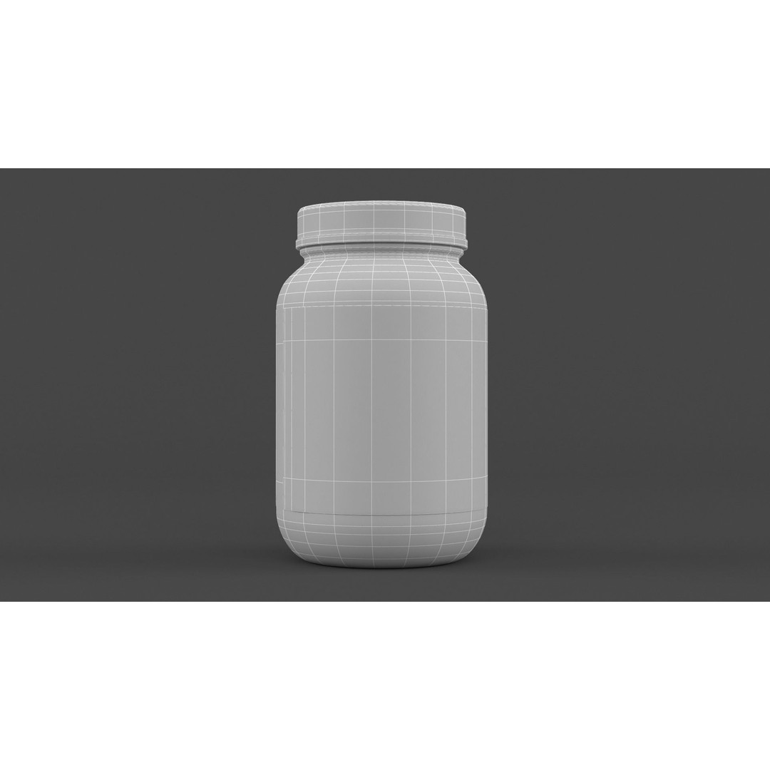Protein Powder 3D Model – Realistic PBR Asset for Games, FBX - View 14