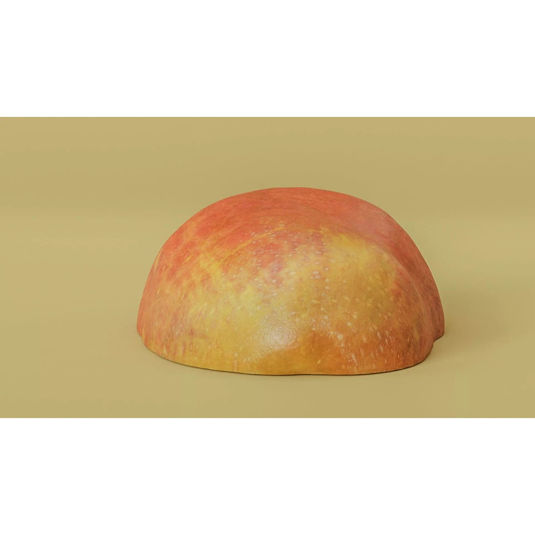 Hyper-Realistic Yellow Pear 3D Model – Low Poly Game Asset, FBX - View 21