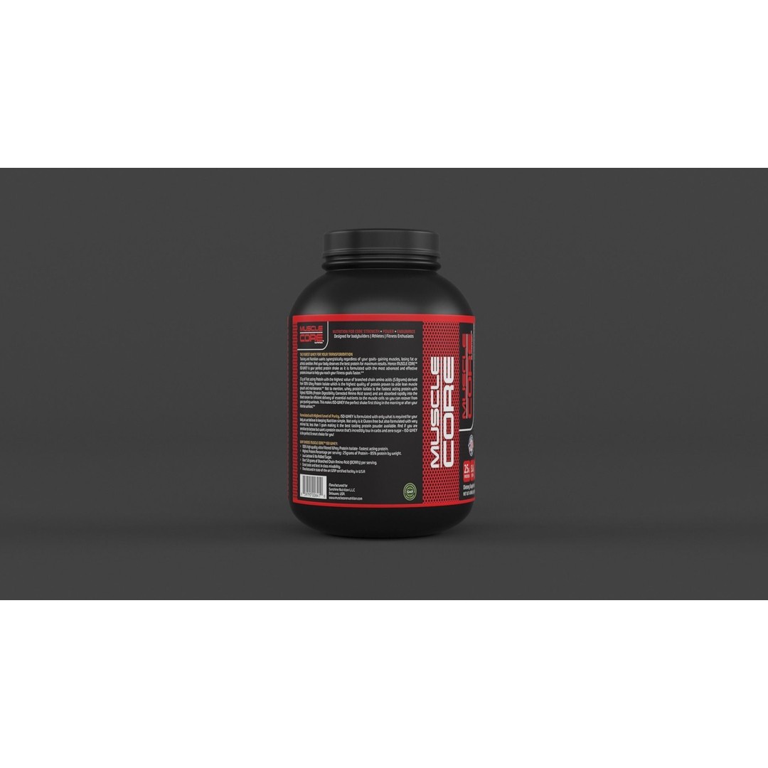 Protein Powder Collection 3D Model – High Poly PBR Asset, FBX - View 15