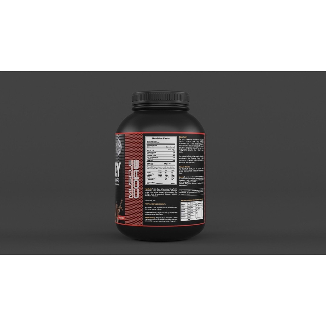 Protein Powder Collection 3D Model – High Poly PBR Asset, FBX - View 19