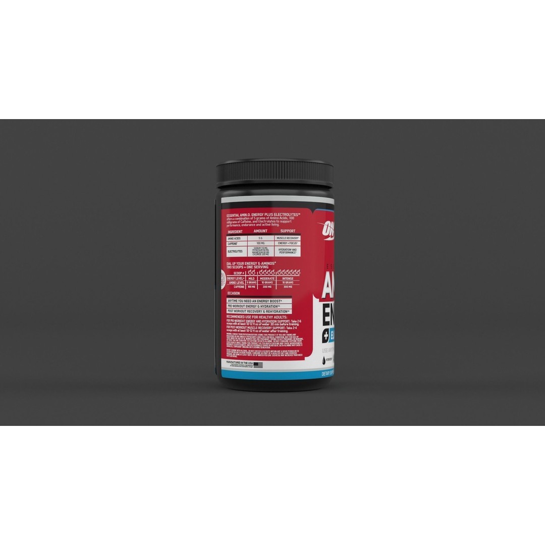 Protein Powder Collection 3D Model – High Poly PBR Asset, FBX - View 24
