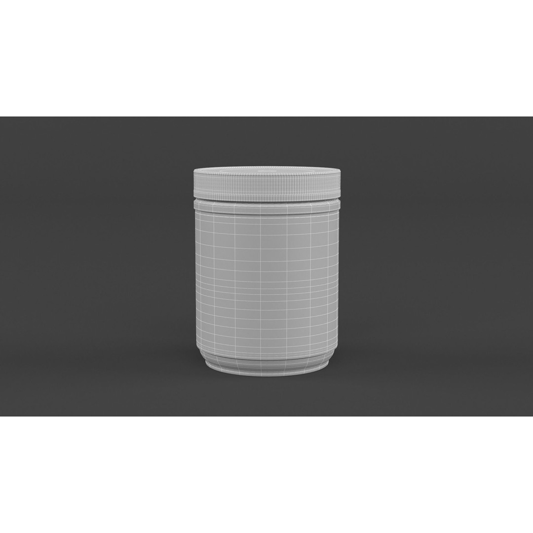 Protein Powder Collection 3D Model – High Poly PBR Asset, FBX - View 30