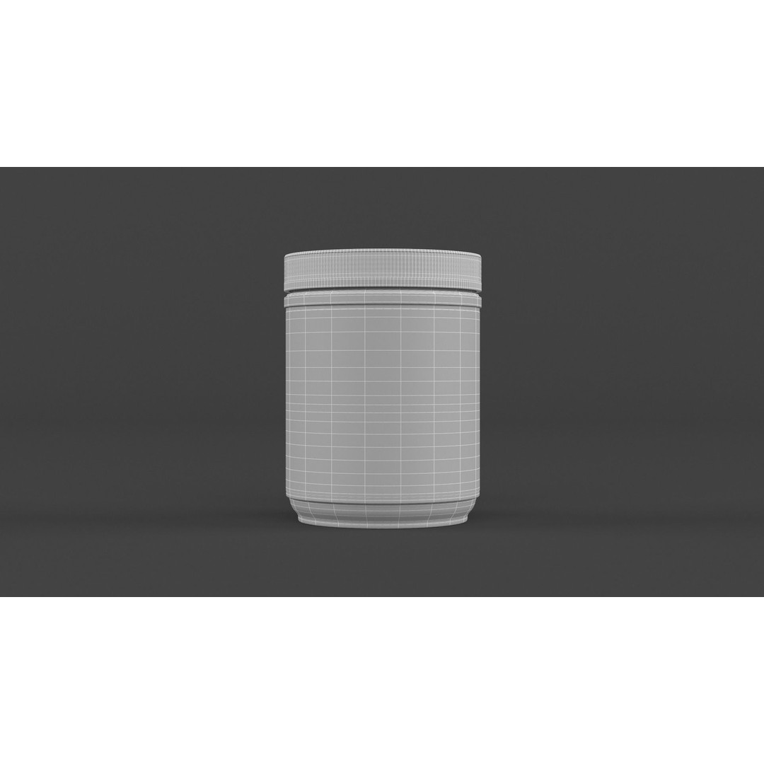 Protein Powder Collection 3D Model – High Poly PBR Asset, FBX - View 39