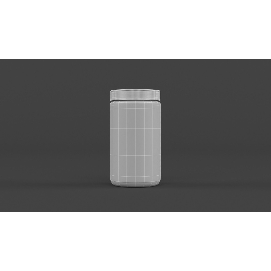 Protein Powder Collection 3D Model – High Poly PBR Asset, FBX - View 41