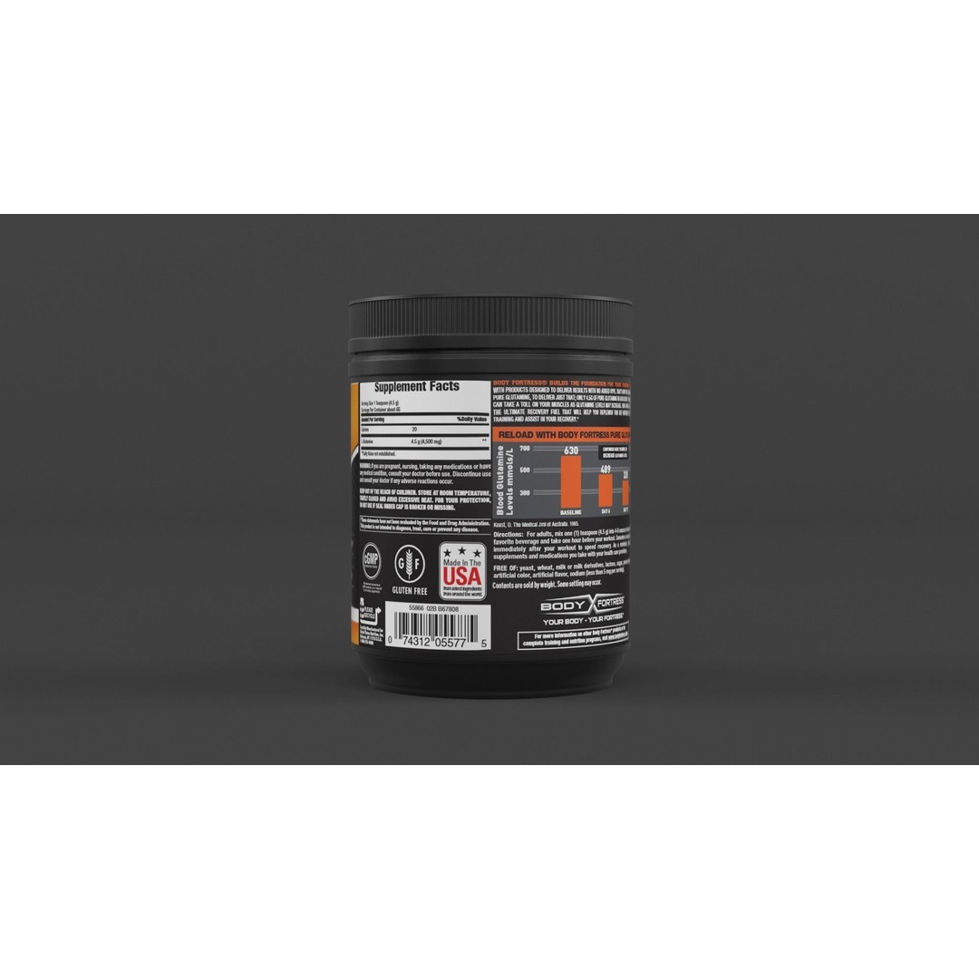 Protein Powder Collection 3D Model – High Poly PBR Asset, FBX - View 9