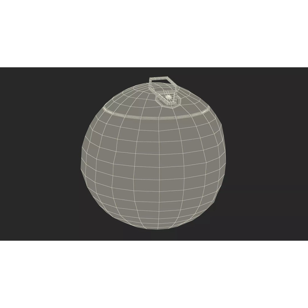 Genuine Coconut 3D Model – Realistic Beverage Packaging with Pull Tab - View 15