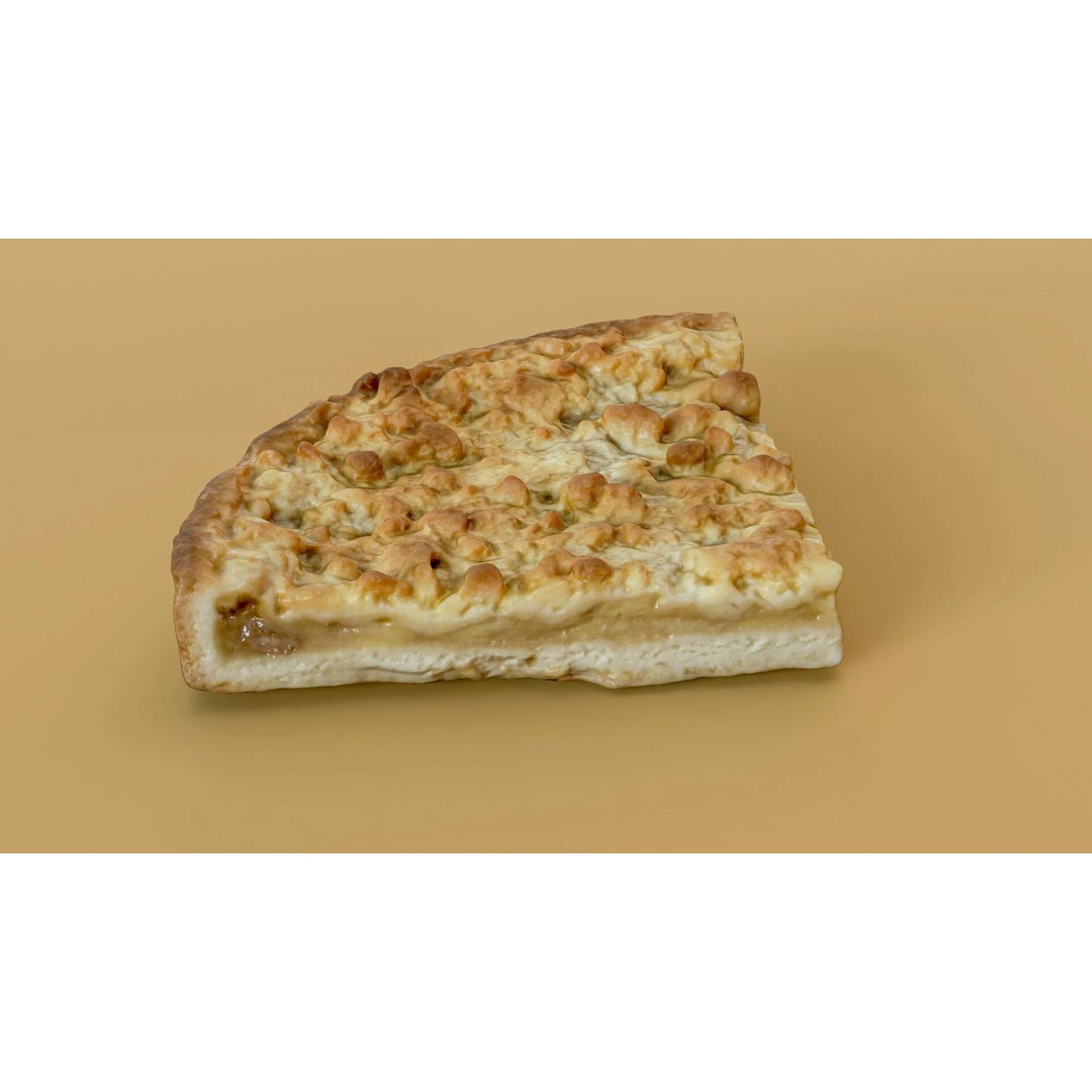 Apple Pie Slice 3D Model – Low Poly PBR Game Asset, FBX - View 12