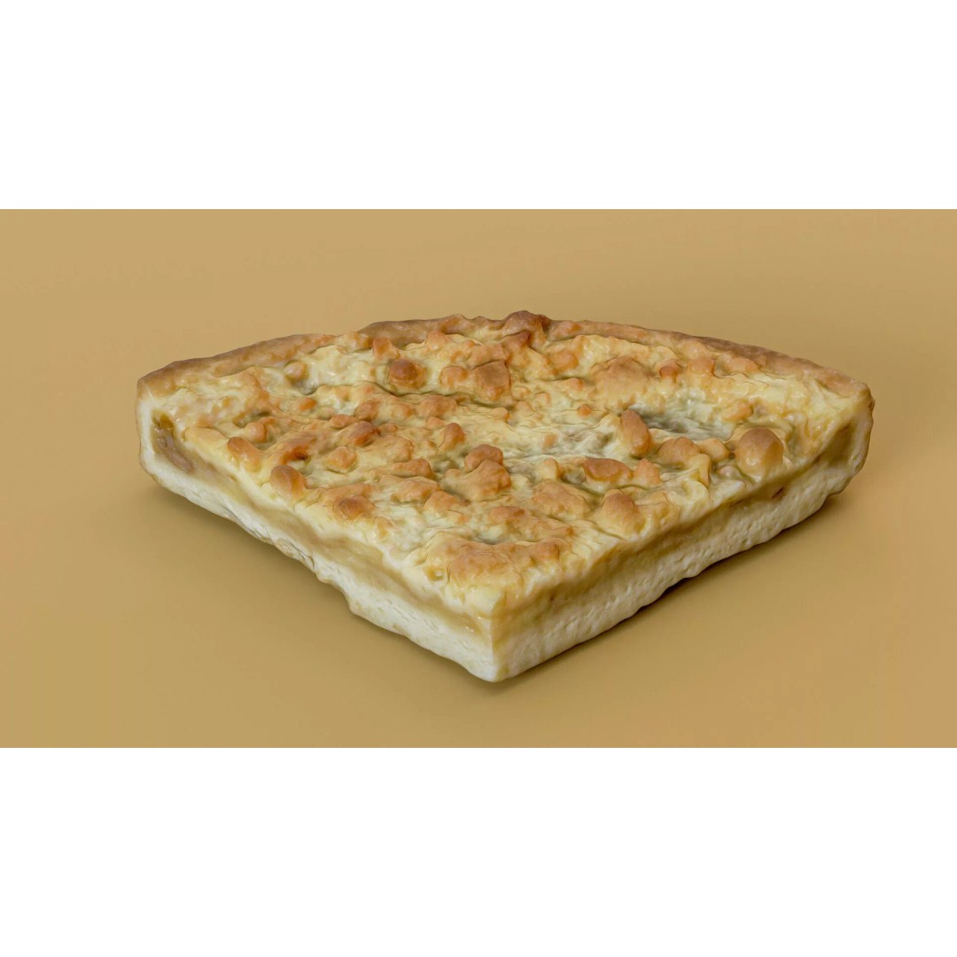 Apple Pie Slice 3D Model – Low Poly PBR Game Asset, FBX - View 13