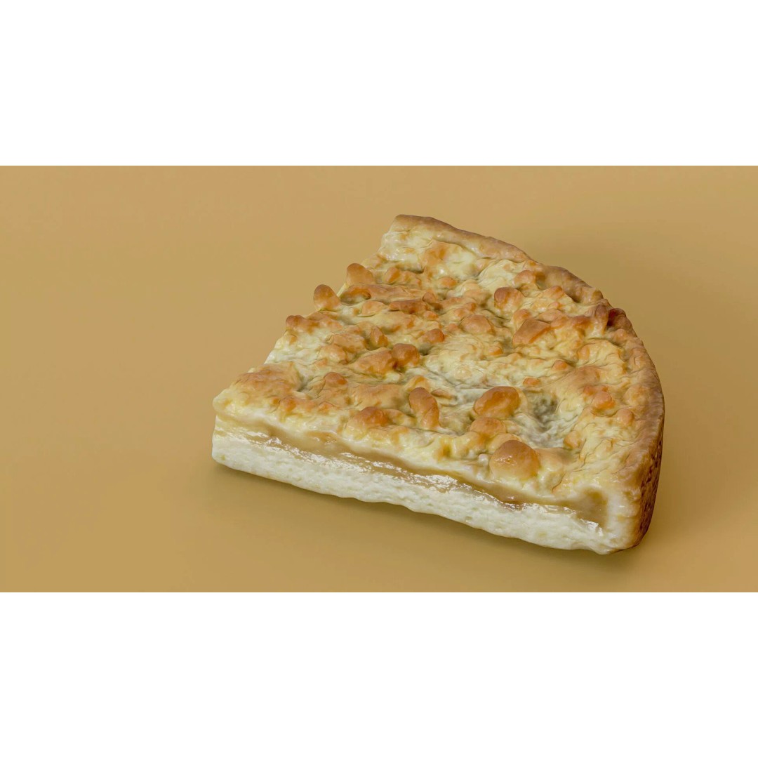 Apple Pie Slice 3D Model – Low Poly PBR Game Asset, FBX - View 14