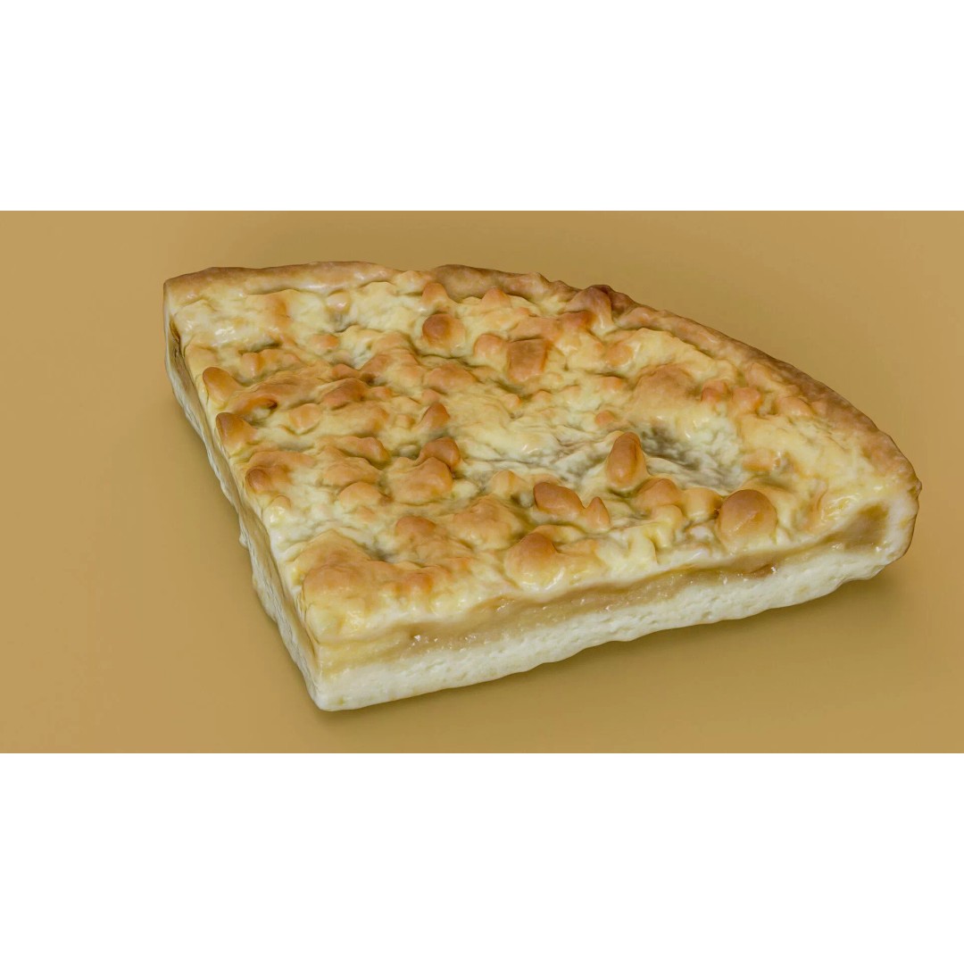 Apple Pie Slice 3D Model – Low Poly PBR Game Asset, FBX - View 16
