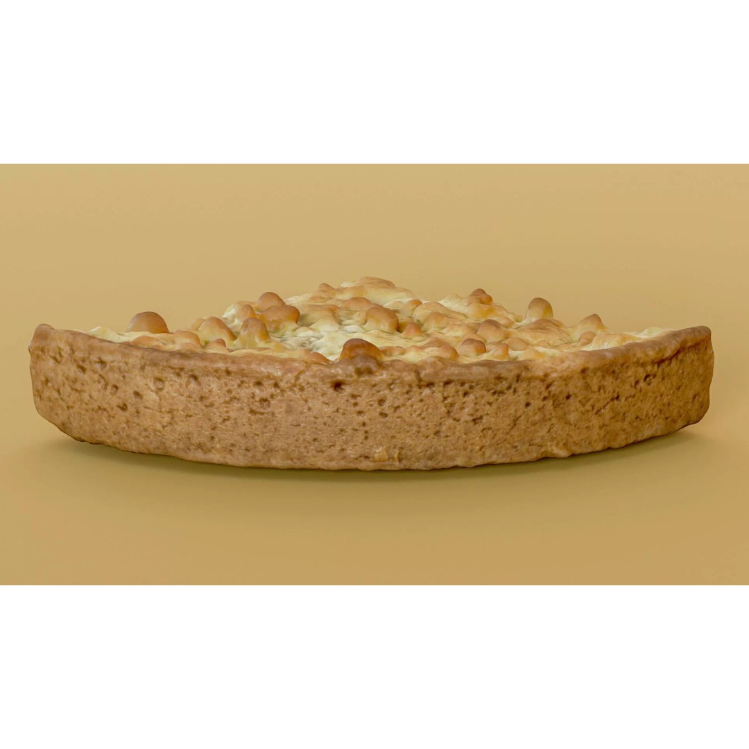 Apple Pie Slice 3D Model – Low Poly PBR Game Asset, FBX - View 18