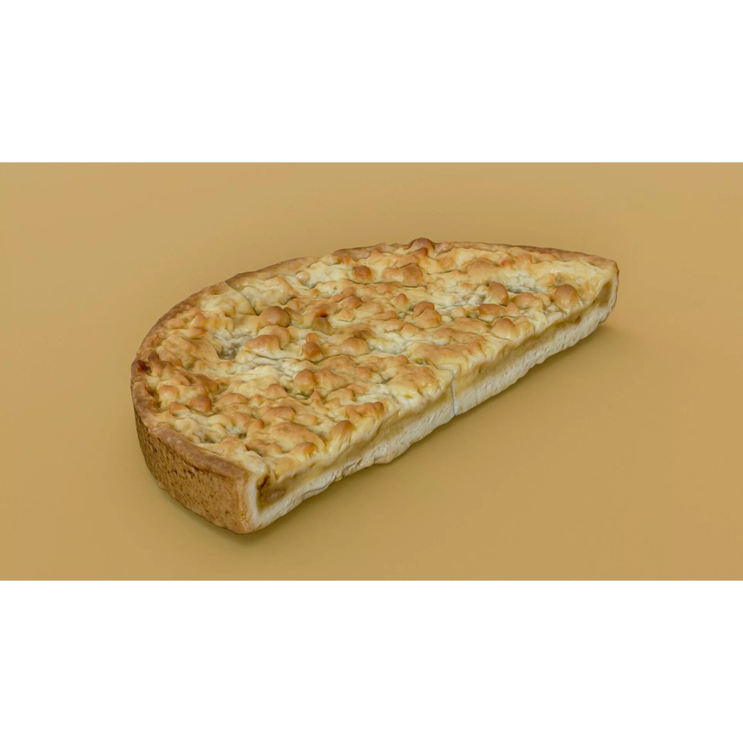 Apple Pie Slice 3D Model – Low Poly PBR Game Asset, FBX - View 19