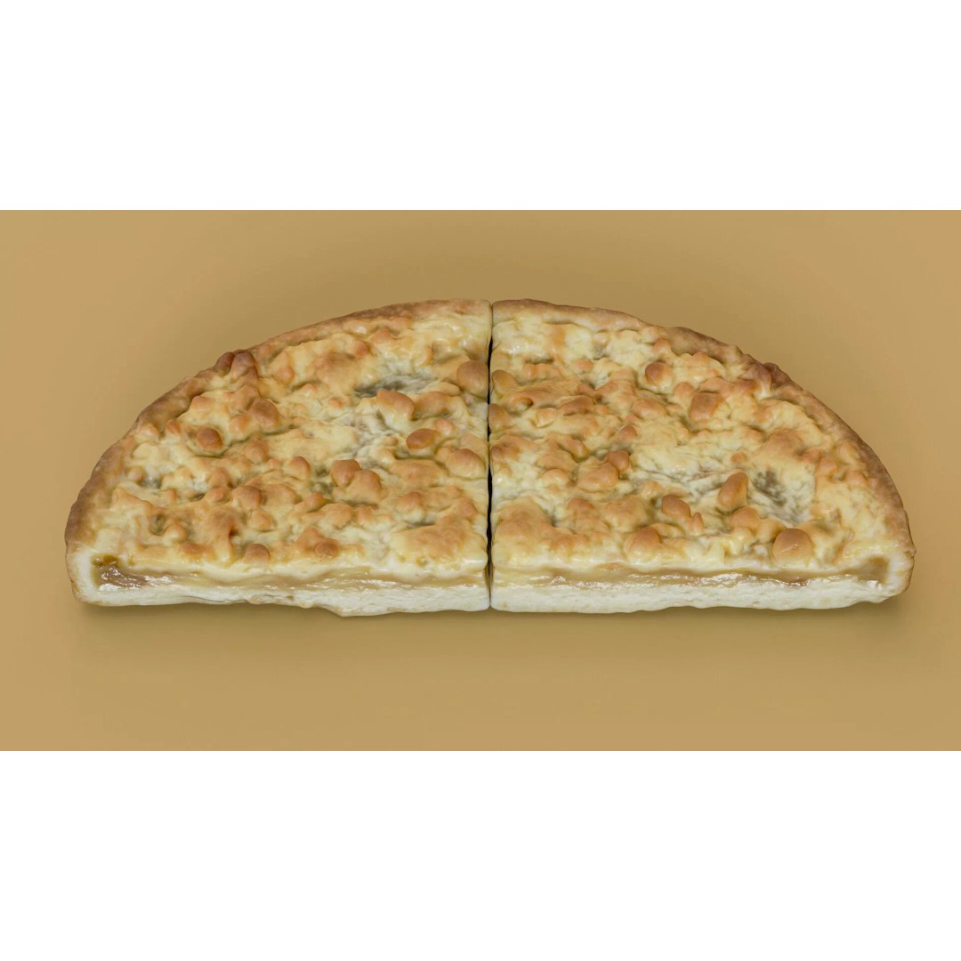 Apple Pie Slice 3D Model – Low Poly PBR Game Asset, FBX - View 20