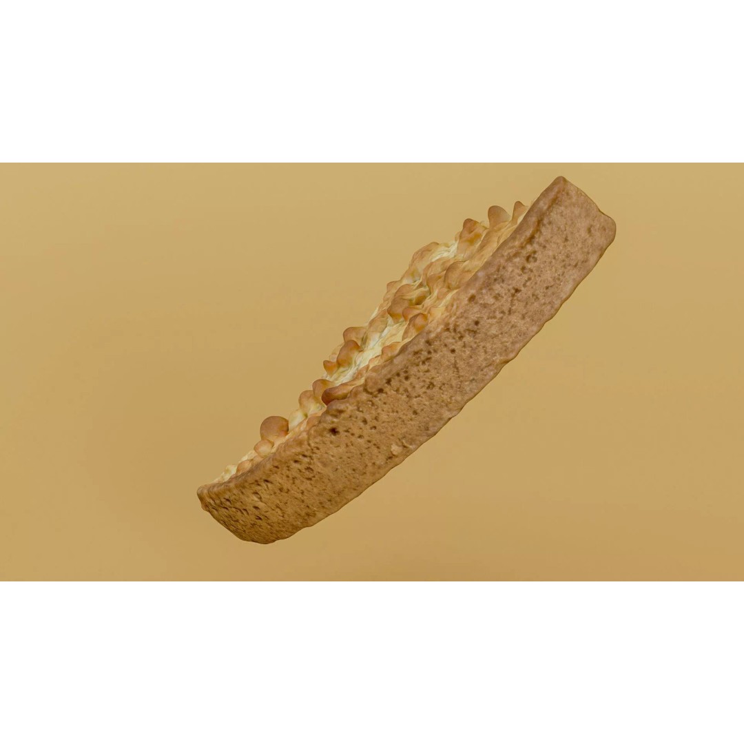 Apple Pie Slice 3D Model – Low Poly PBR Game Asset, FBX - View 25
