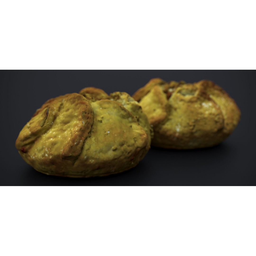 Apple Blossom Tart 3D Model – High Poly Game Asset, FBX - View 6
