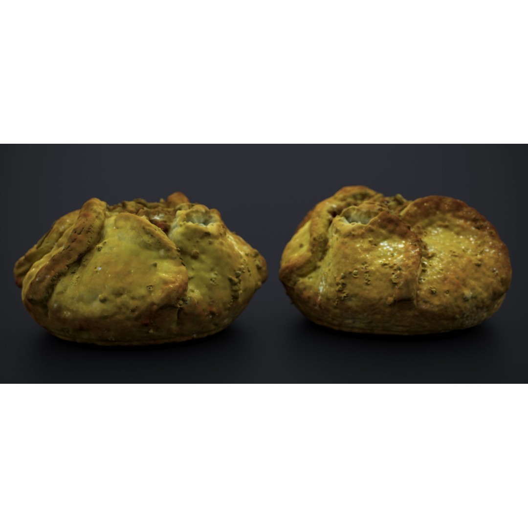 Apple Blossom Tart 3D Model – High Poly Game Asset, FBX - View 7