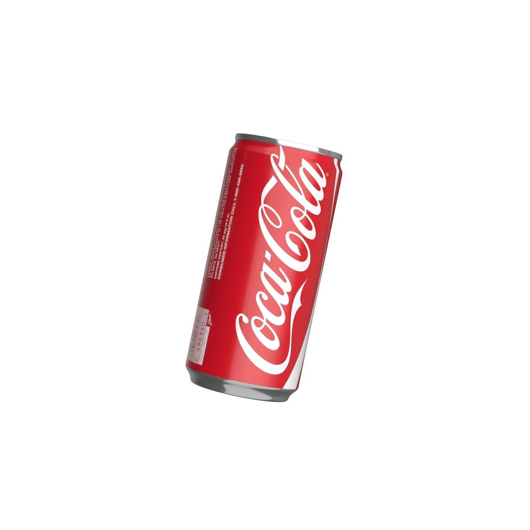 Coca Cola Drink Can 3D Model – Low Poly PBR Beverage Asset, FBX - View 11