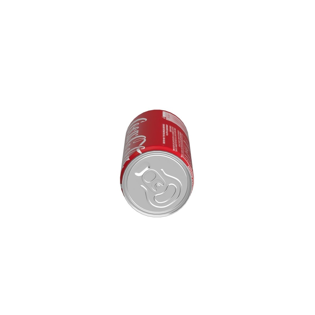 Coca Cola Drink Can 3D Model – Low Poly PBR Beverage Asset, FBX - View 14