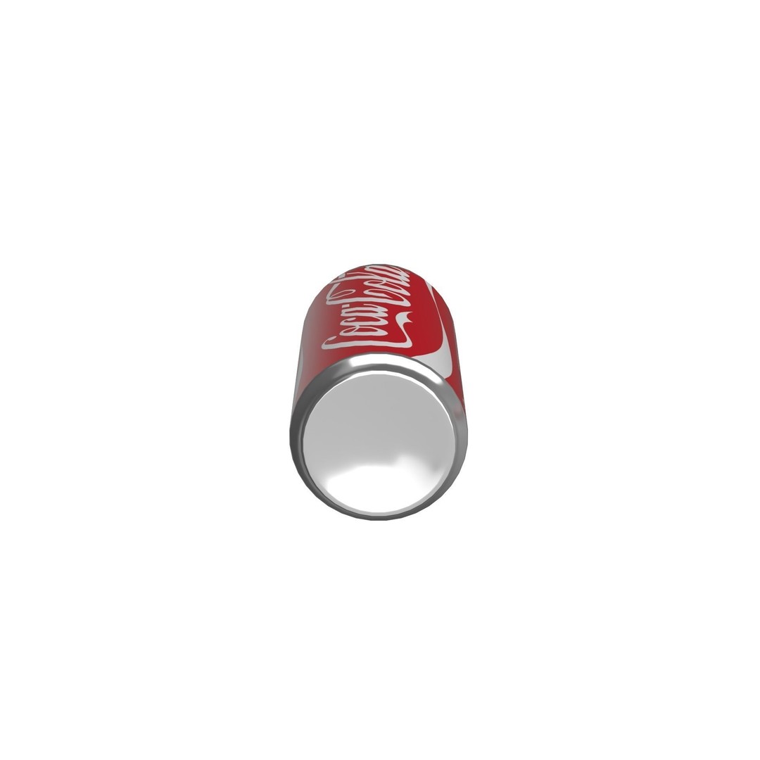 Coca Cola Drink Can 3D Model – Low Poly PBR Beverage Asset, FBX - View 15