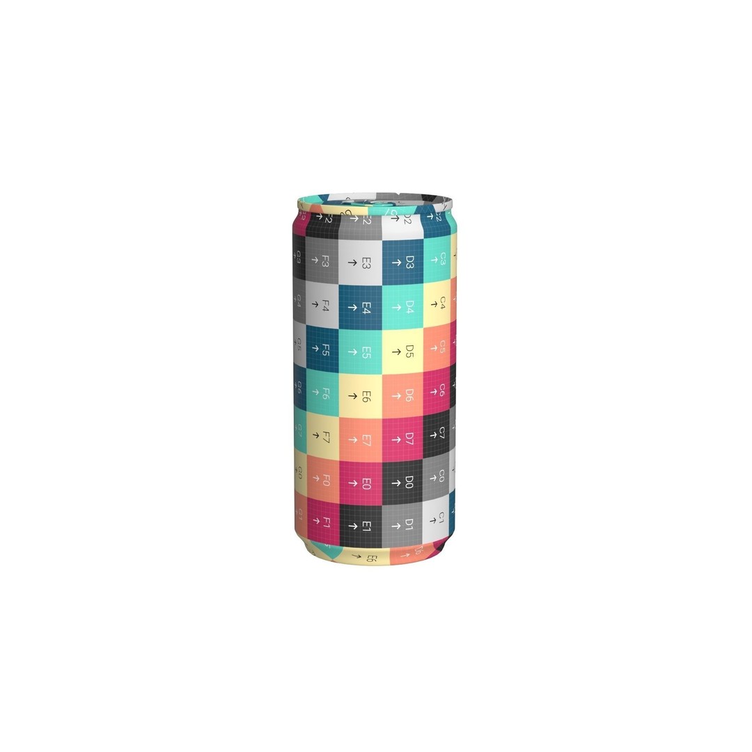 Coca Cola Drink Can 3D Model – Low Poly PBR Beverage Asset, FBX - View 16