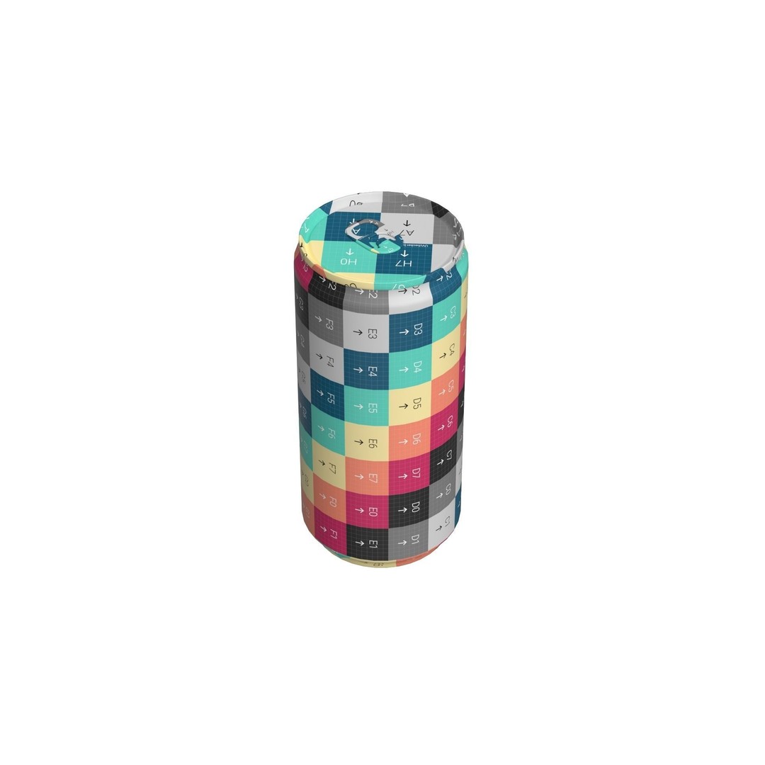 Coca Cola Drink Can 3D Model – Low Poly PBR Beverage Asset, FBX - View 17