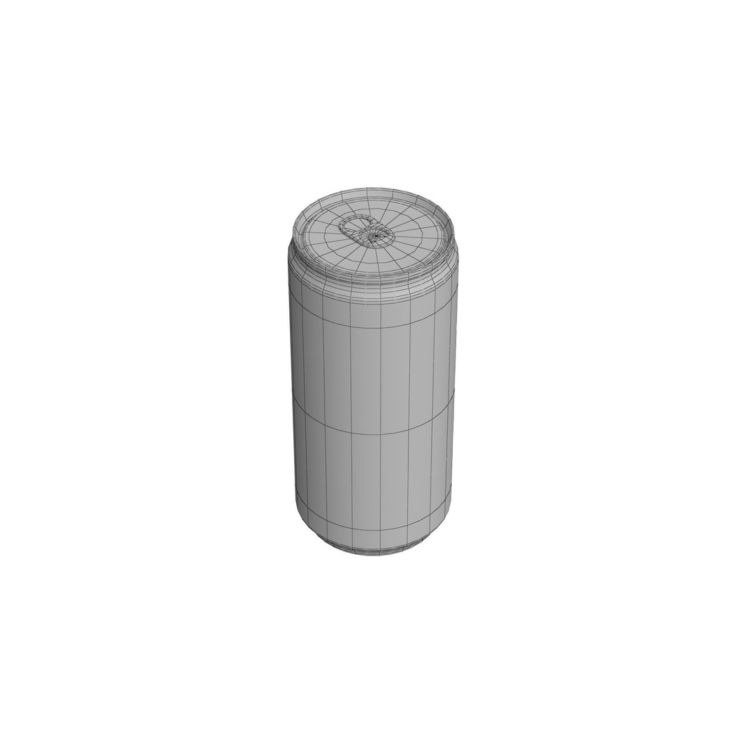 Coca Cola Drink Can 3D Model – Low Poly PBR Beverage Asset, FBX - View 23
