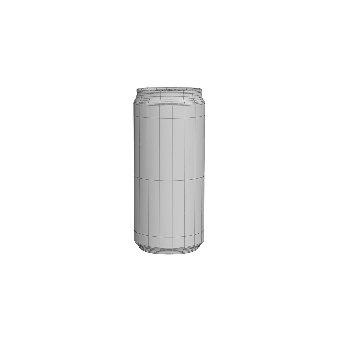 Coca Cola Zero Drink Can 3D Model – Low Poly PBR Asset, FBX/OBJ - View 22