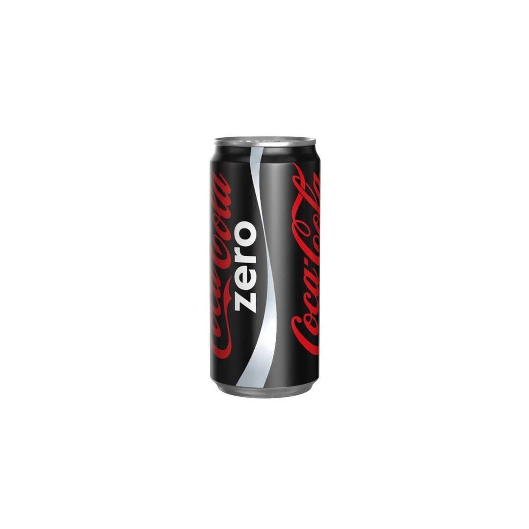 Coca Cola Zero Drink Can 3D Model – Low Poly PBR Asset, FBX/OBJ - View 8