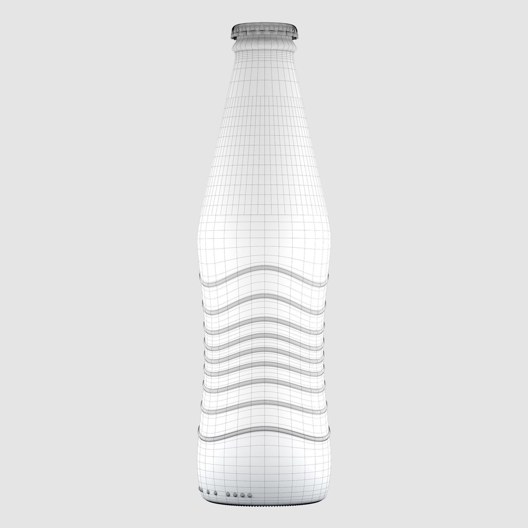 Pepsi Soda Bottle 3D Model – High Poly Beverage Asset, FBX, OBJ - View 5