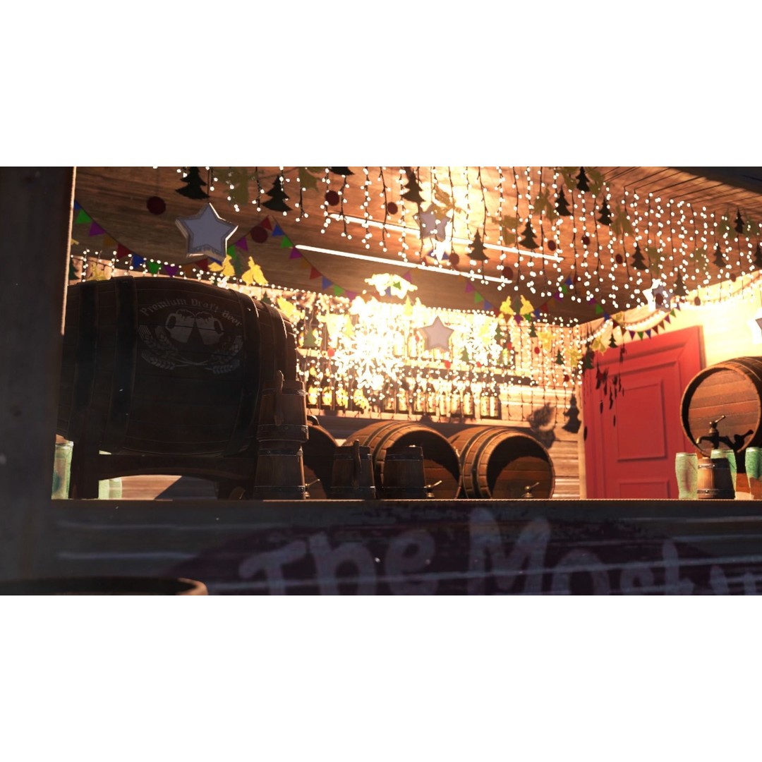 Christmas Mini Market 3D Model – Low Poly Architectural Set, FBX - View 11
