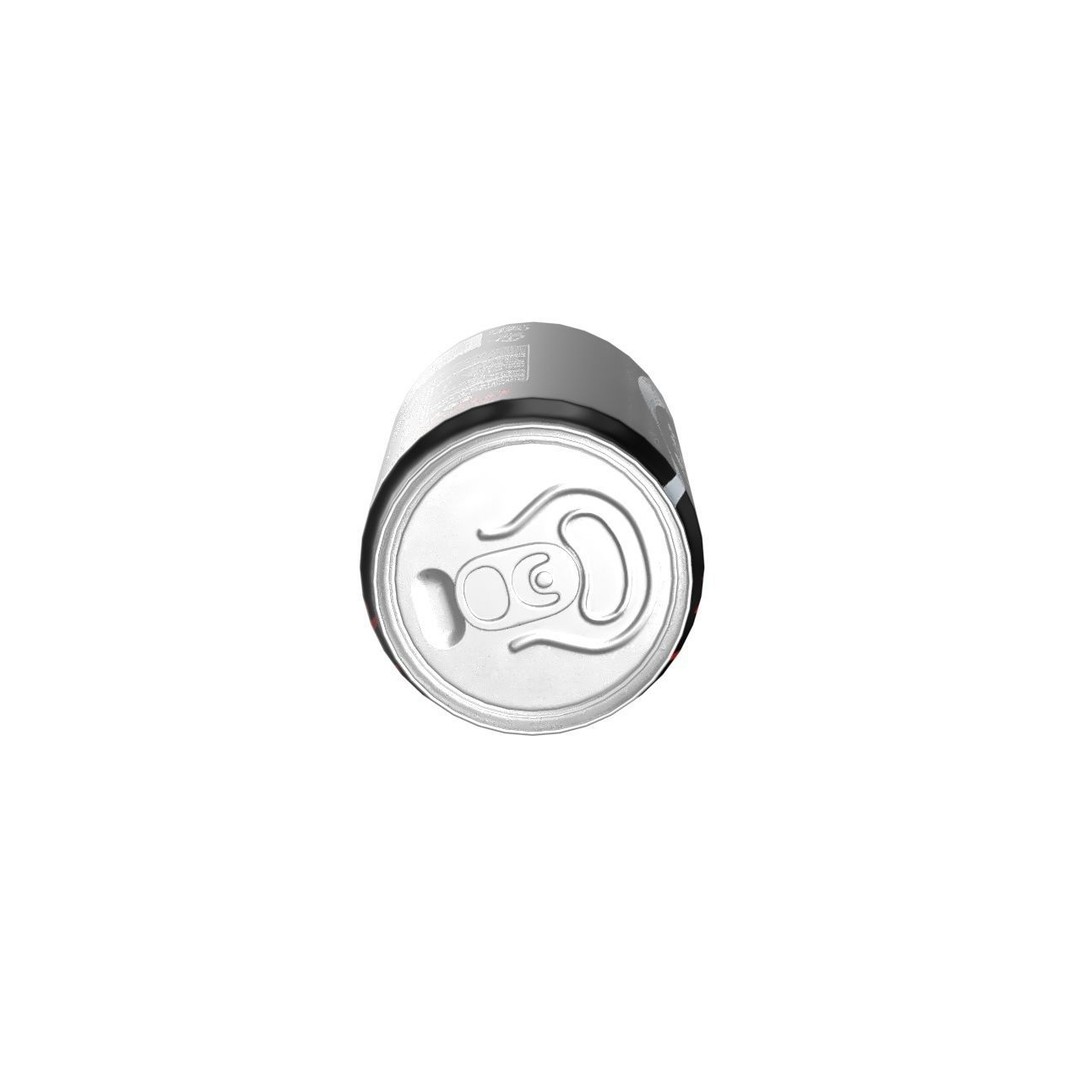 Coca Cola Zero Can 3D Model – Low Poly PBR Game Asset, FBX, OBJ - View 16