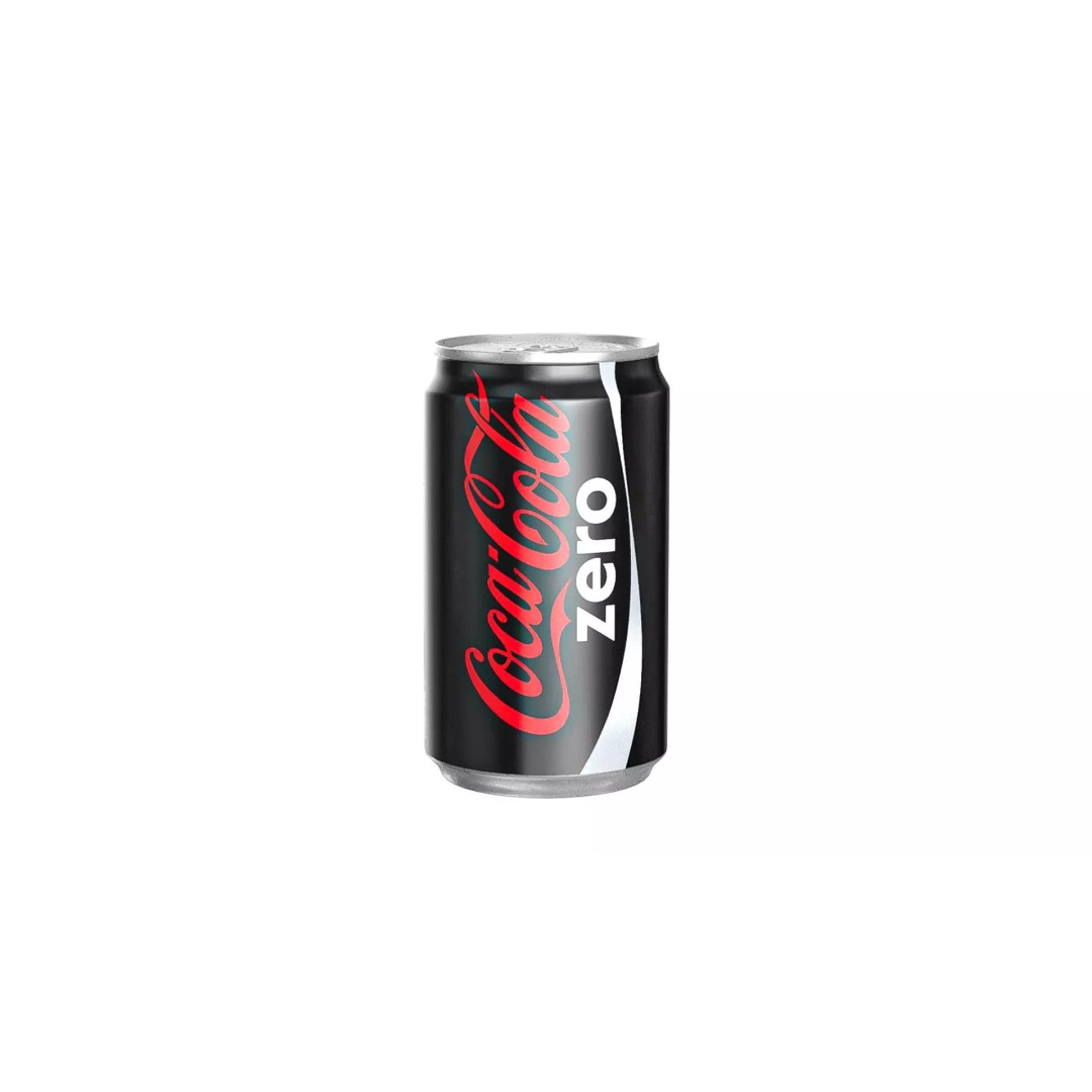 Coca Cola Zero Can 3D Model – Low Poly PBR Game Asset, FBX, OBJ - View 2