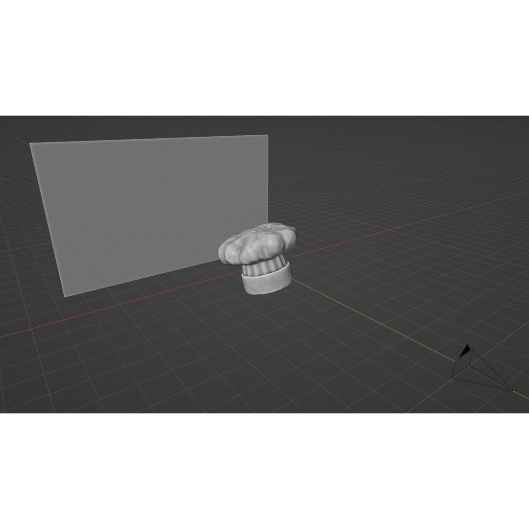 Stylized Chef Hat 3D Model – Cartoon Kitchen Prop, PBR Textures - View 13