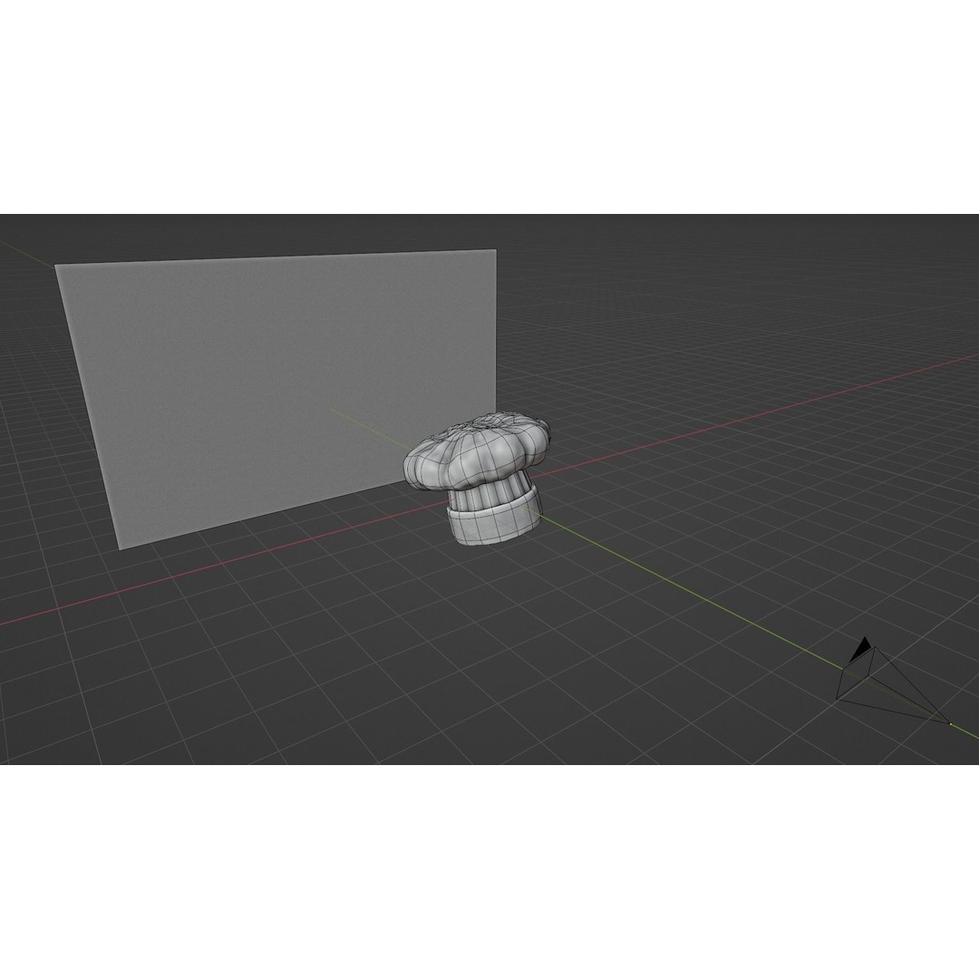 Stylized Chef Hat 3D Model – Cartoon Kitchen Prop, PBR Textures - View 14