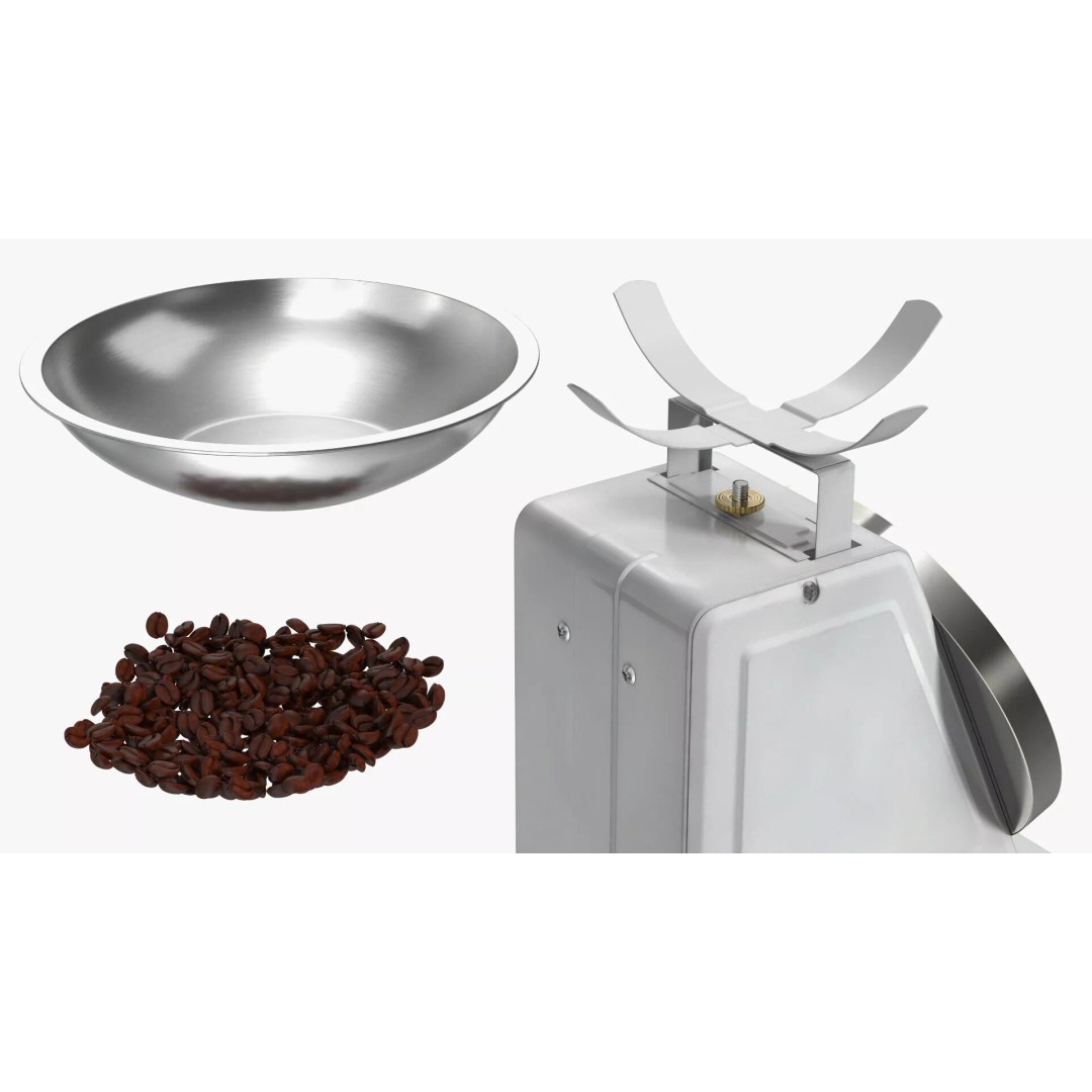 Marliz Kitchen Scale 3D Model – Retro White Design with PBR Textures - View 6