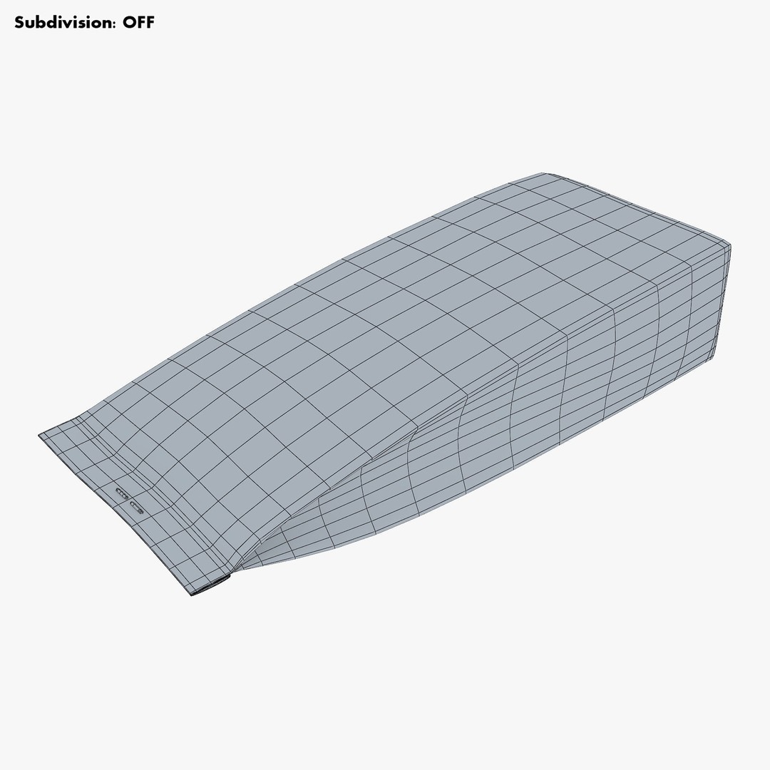 Paper Bag M 3D Model – High-Quality Realistic Asset, FBX, OBJ - View 26