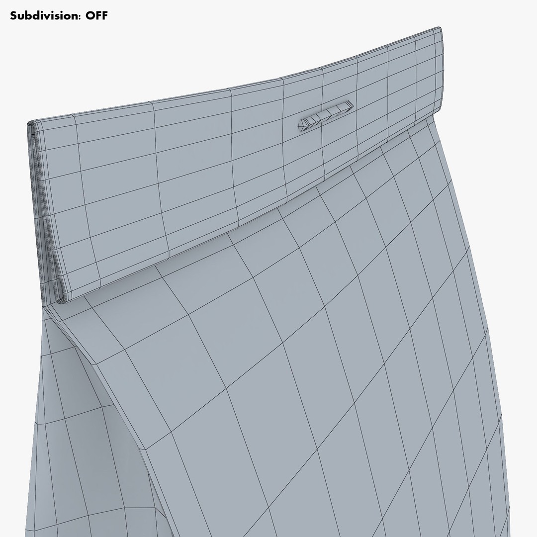 Paper Bag M 3D Model – High-Quality Realistic Asset, FBX, OBJ - View 28