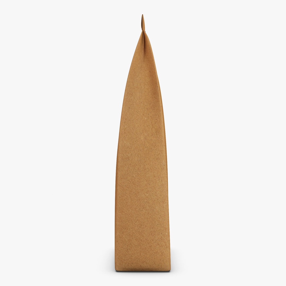 Paper Bag M 3D Model – High-Quality Realistic Asset, FBX, OBJ - View 5