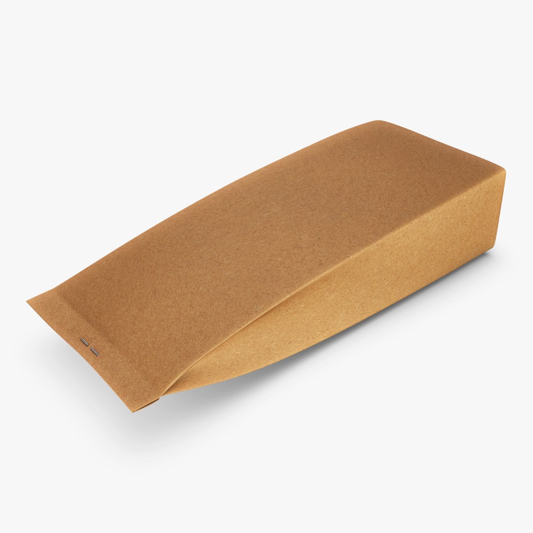Paper Bag M 3D Model – High-Quality Realistic Asset, FBX, OBJ - View 9