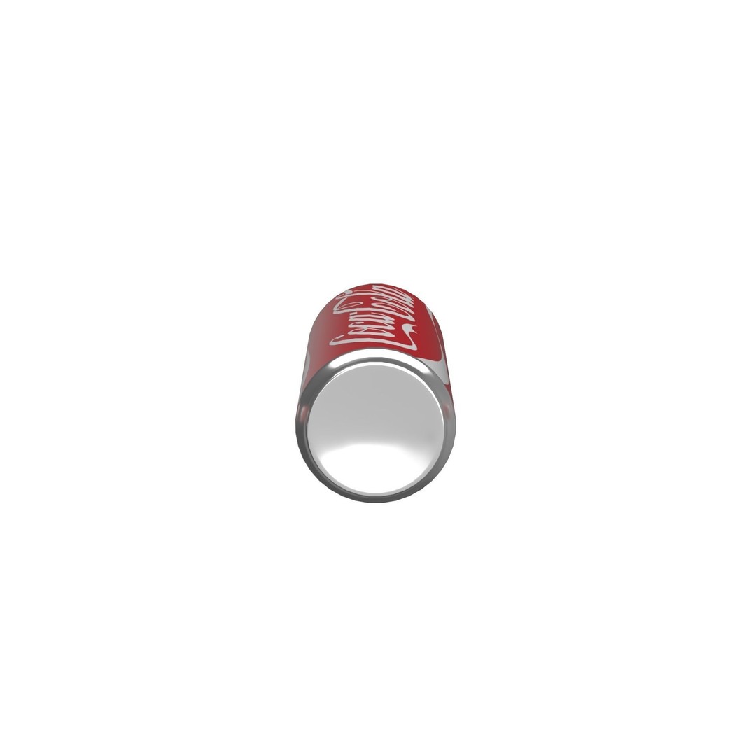 Coca Cola Drink Can 3D Model – Low Poly PBR Game Asset, FBX - View 15