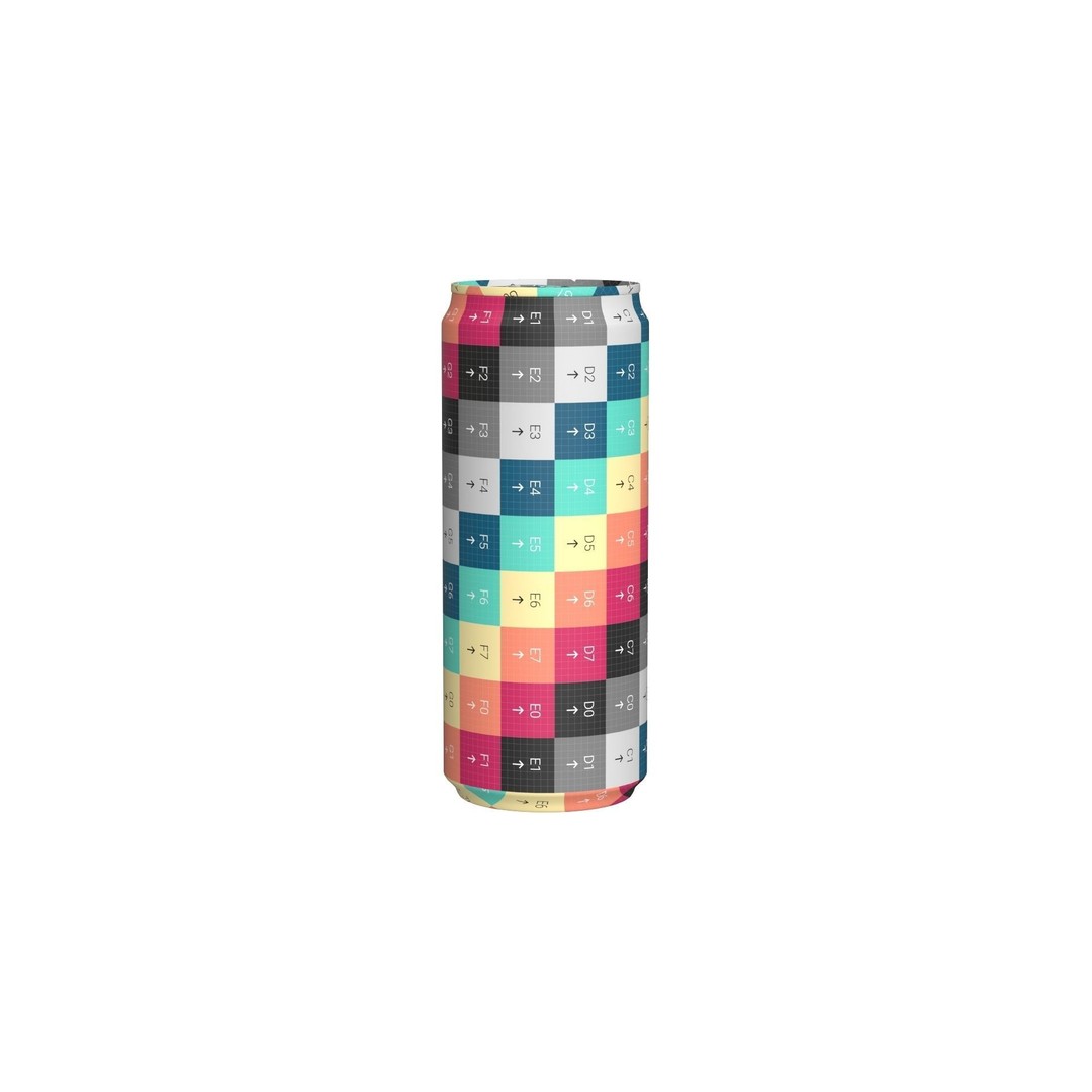 Coca Cola Drink Can 3D Model – Low Poly PBR Game Asset, FBX - View 16