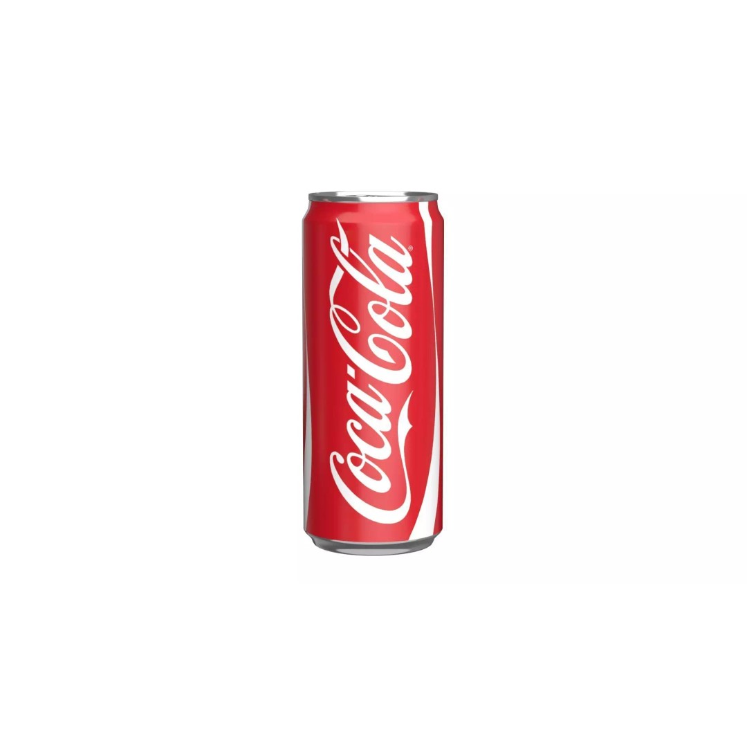Coca Cola Drink Can 3D Model – Low Poly PBR Game Asset, FBX - View 2