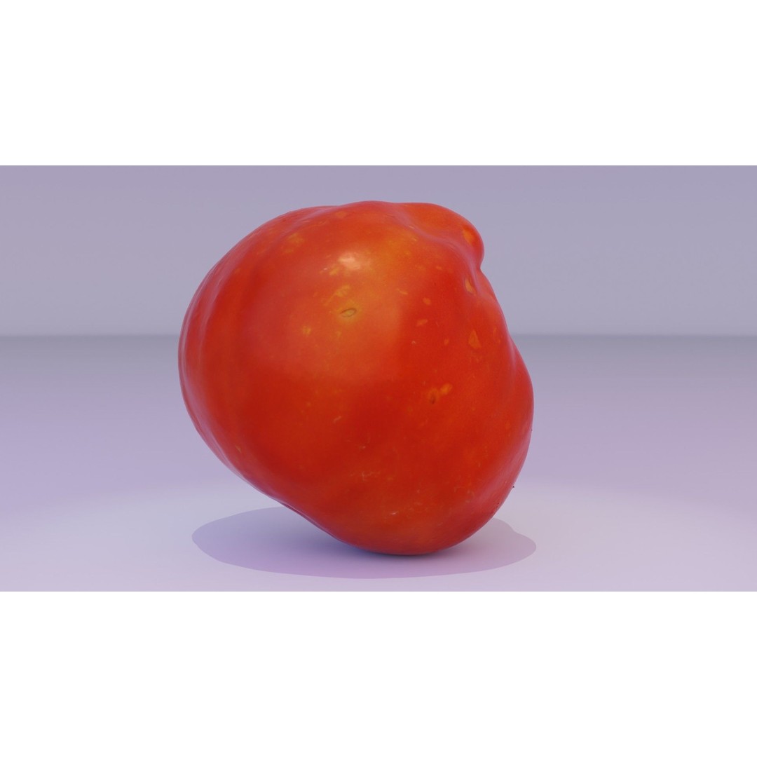 Photorealistic Tomato 3D Model – High Poly PBR Asset for Renders - View 16