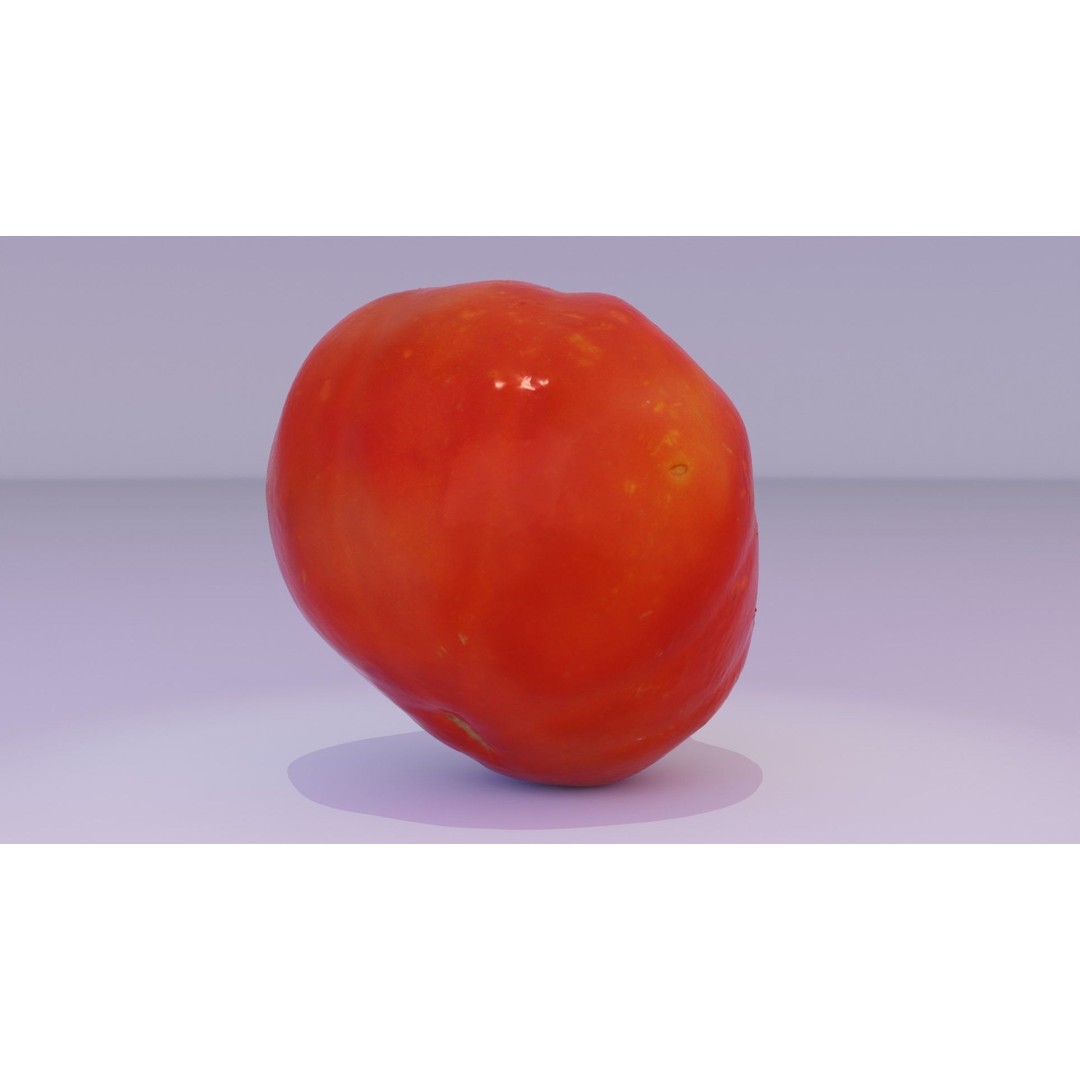 Photorealistic Tomato 3D Model – High Poly PBR Asset for Renders - View 17