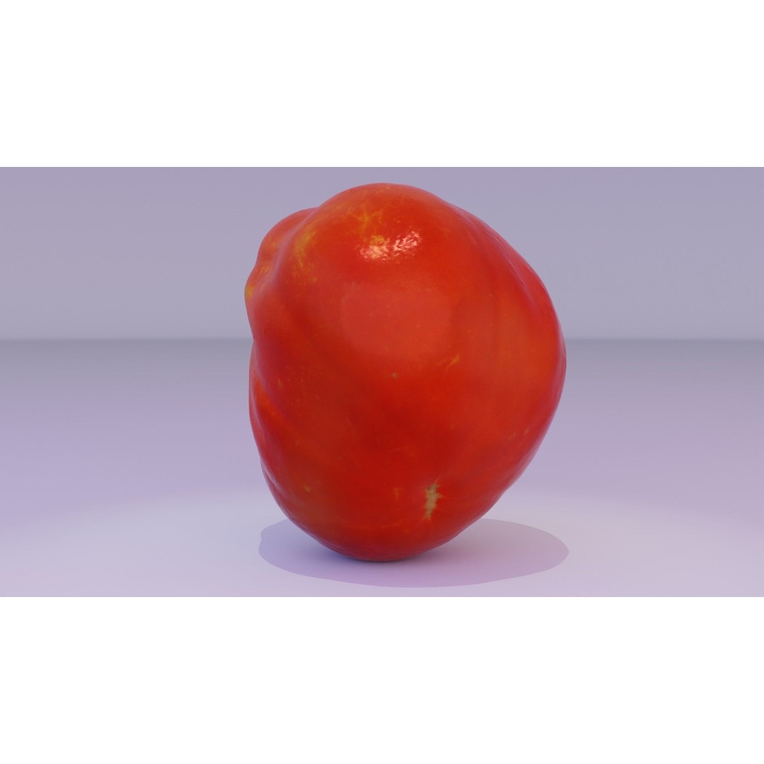 Photorealistic Tomato 3D Model – High Poly PBR Asset for Renders - View 19